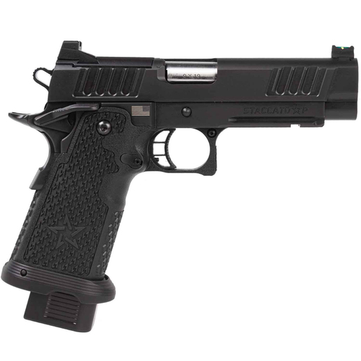 Staccato P DPO 9mm Luger 4.4in Black/SS Pistol - 20+1 Rounds - Black - Staccato