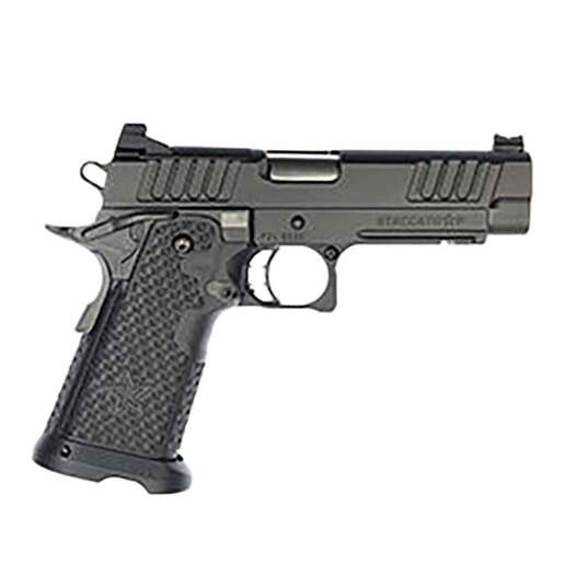 Staccato P Optic Ready 9mm Luger 4.4in Billet Aluminum Stainless Pistol - 20+1 Rounds - Black - Staccato