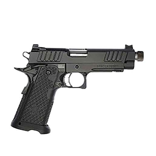 Staccato P Optic Ready 9mm Luger 4.4in Billet Aluminum Stainless Threaded Pistol - 20+1 Rounds - Black - Staccato