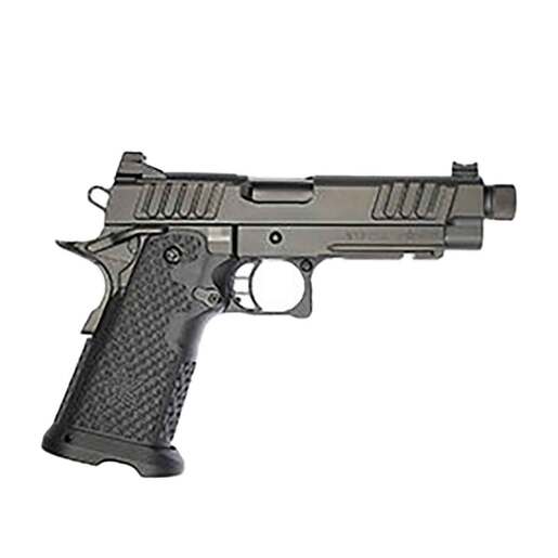 Staccato P Optic Ready 9mm Luger 4.4in Billet Steel Diamond Like Carbon Threaded Pistol - 20+1 Rounds - Black - Staccato