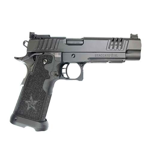 Staccato XL 9mm Luger 5.4in Anodized Diamond Like Carbon Pistol - 20+1 Rounds - Black - Staccato
