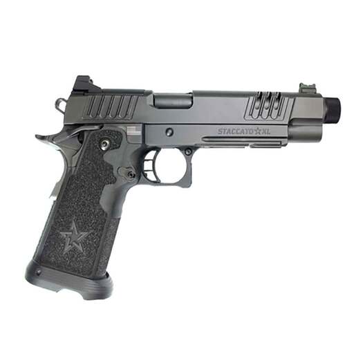 Staccato XL Optic Ready 9mm Luger 5.4in Anodized Diamond Like Carbon Threaded Pistol - 20+1 Rounds - Black image
