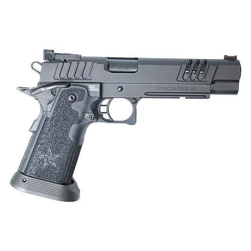 Staccato XL with Iron Sights 9mm Luger 5.4in Stainless Steel Pistol - 20+1 Rounds - Black - Staccato