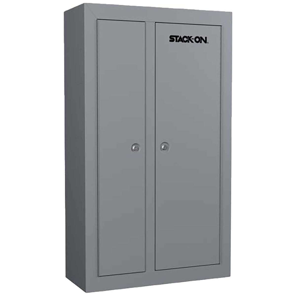 Stack-On 10 Gun Double Door Security Cabinet - Gray | Sportsman's Warehouse