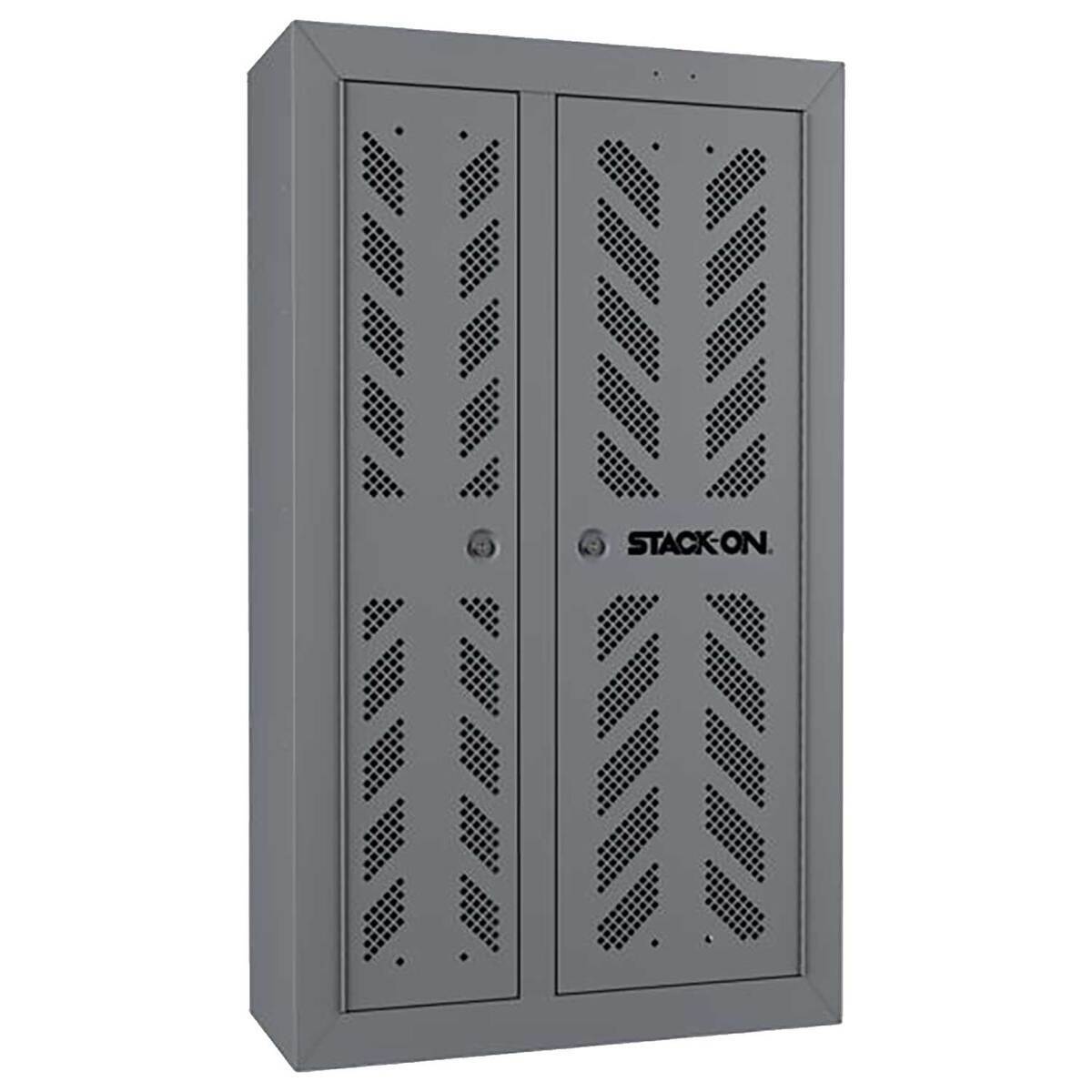 Stack-On 10 Gun Double Door Security Cabinet - Gray | Sportsman's Warehouse