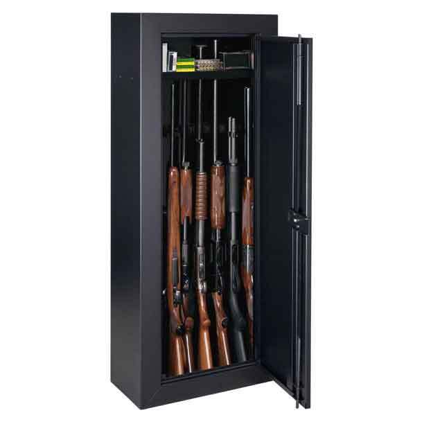 Stack-On 8 Gun Security Gun Cabinet - Black | Sportsman's Warehouse