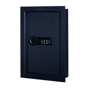 Stack-On In Wall Safe With Electronic Lock - Black