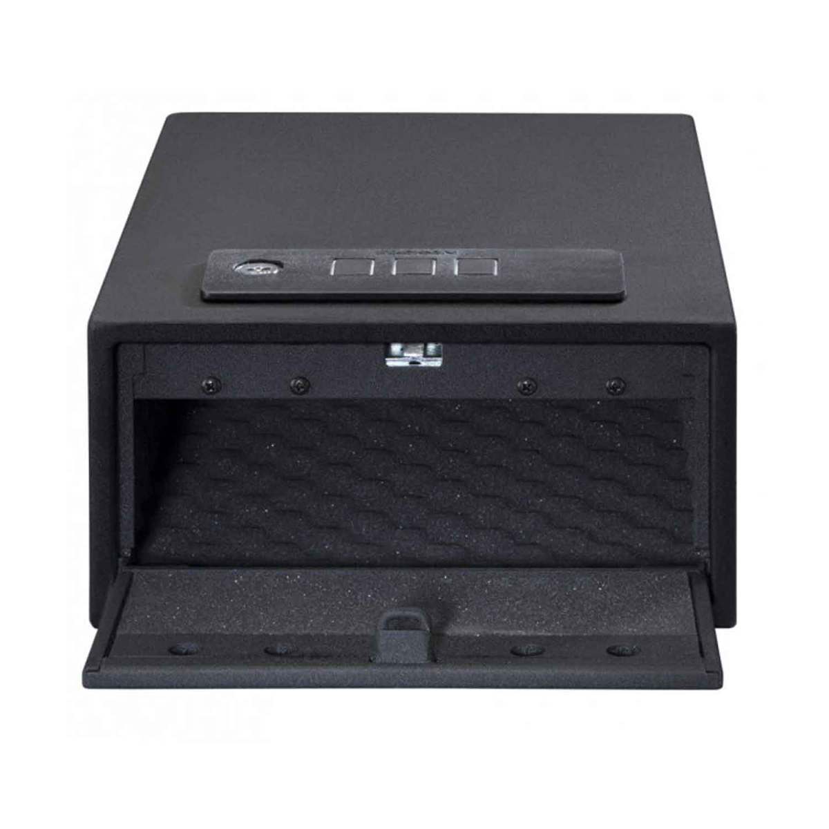 Stack-On Medium Quick Access Safe With Alarm E-Lock - Black - Black Stack-On Medium Quick Access Safe With Alarm E-Lock - Black - Black