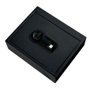 Stack-On Personal Drawer Safe with Biometric Lock - Black