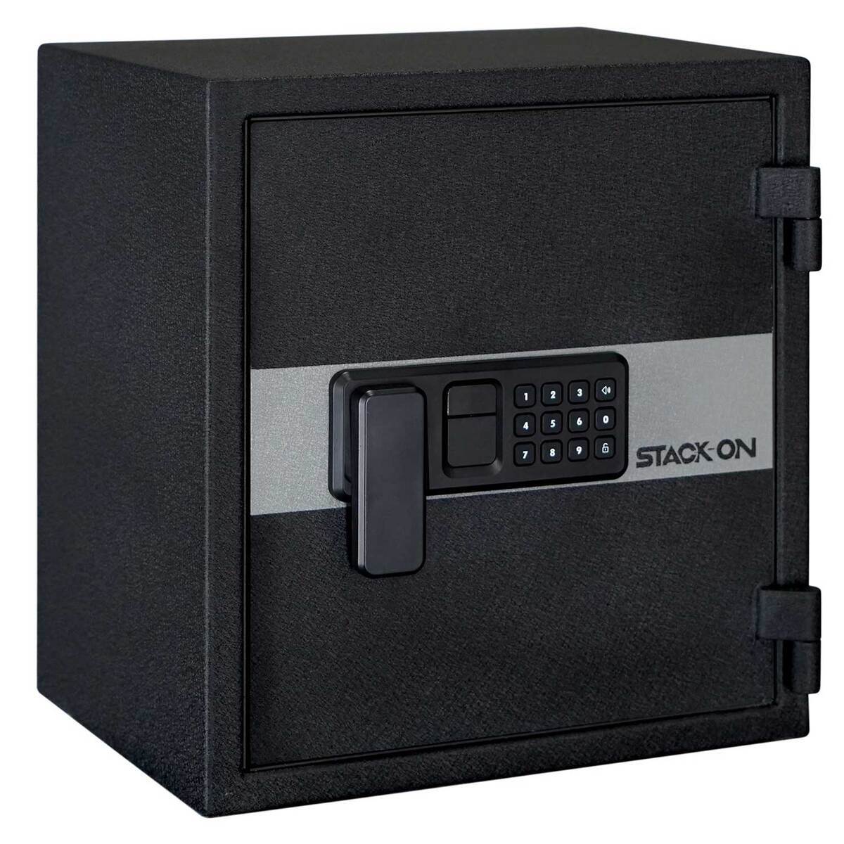 Stack-On Personal Fireproof and Waterproof Medium Safe - Matte Black ...