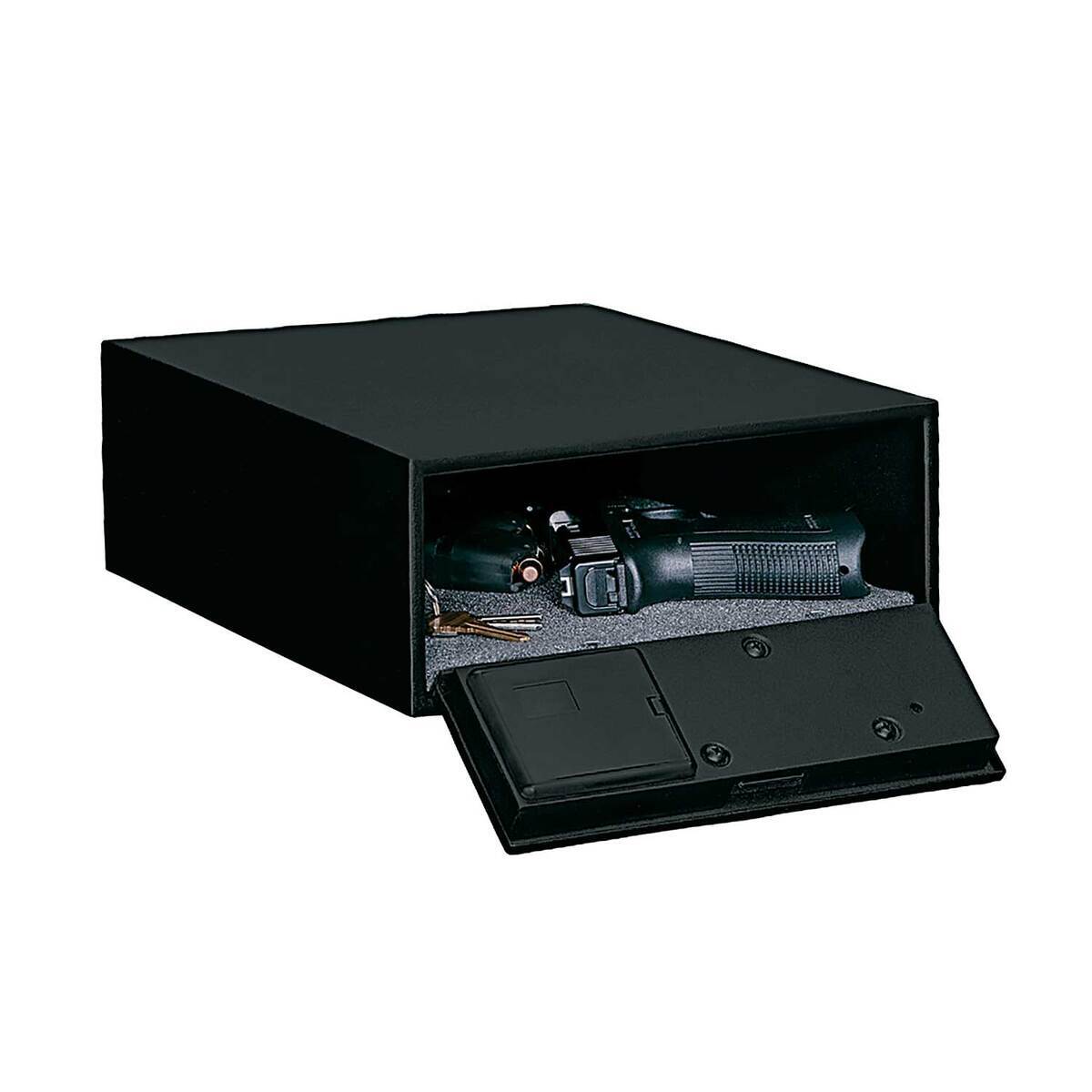 Stack-On Quick Access 1-2 Pistol Safe - Matte Black - Matte Black Stack-On Quick Access 1-2 Pistol Safe - Matte Black - Matte Black