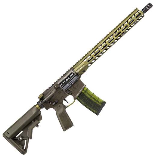 Stag Arms Stag-15 Project SPCTRM 223 Wylde 16in OD Green Semi Automatic Modern Sporting Rifle - 10 Rounds - California Compliant - Green - Stag Arms
