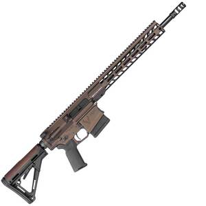 Stag Arms 10 Pursuit 308 Winchester 16in Midnight Bronze Cerakote Semi Automatic Modern Sporting Rifle - 10+1 Rounds