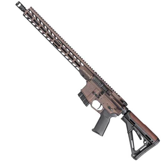 Stag Arms 15 Pursuit Cross 350 Legend 16in Midnight Bronze Cerakote Left Hand Semi Automatic Modern Sporting Rifle - 5+1 Rounds - Brown - Stag Arms
