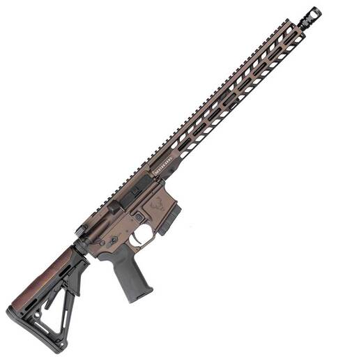 Stag Arms 15 Pursuit Cross 350 Legend 16in Midnight Bronze Cerakote Semi Automatic Modern Sporting Rifle - 5+1 Rounds - Brown - Stag Arms