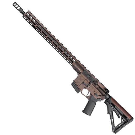 Stag Arms 15 Pursuit Cross 6.5 Grendel 18in Midnight Bronze Cerakote Left Hand Semi Automatic Modern Sporting Rifle - 5+1 Rounds - Brown - Stag Arms