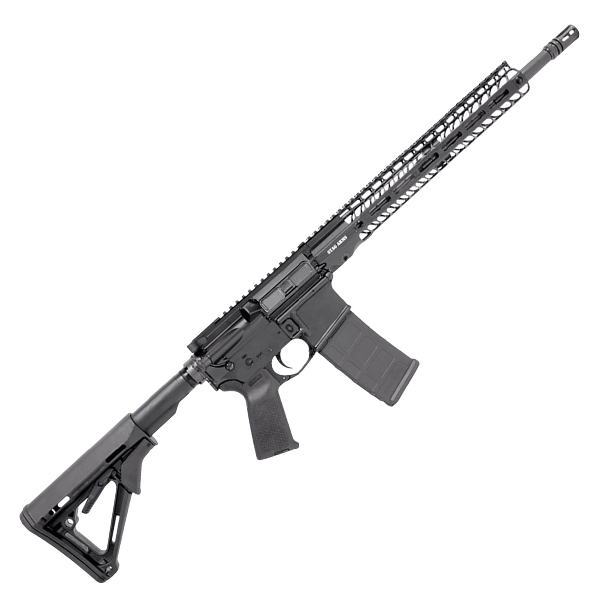 Tactical Sporting Rifle Stag Arms 15 Tactical 5.56mm NATO 16in Black Nitride Semi Automatic ...