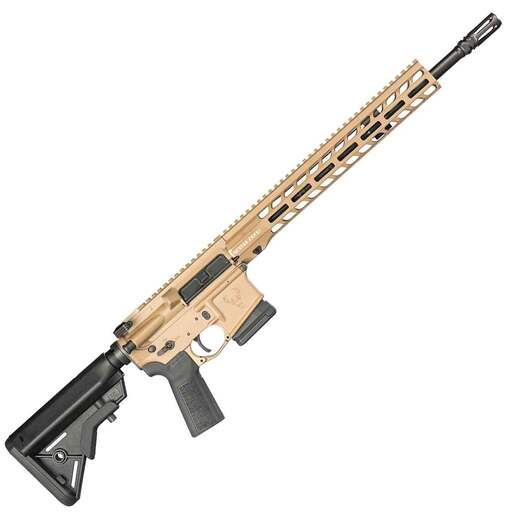 Stag Arms 15 Tactical 5.56mm NATO 16in Flat Dark Earth Semi Automatic Modern Sporting Rifle - 10+1 Rounds - CA Compliant - Tan - Stag Arms