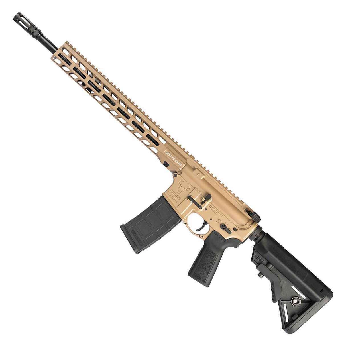 Stag Arms 15 Tactical 5.56mm NATO 16in Flat Dark Earth Semi Automatic Modern Sporting Rifle - 30+1 Rounds - Tan Stag Arms 15 Tactical 5.56mm NATO 16in Flat Dark Earth Semi Automatic Modern Sporting Rifle - 30+1 Rounds - Tan