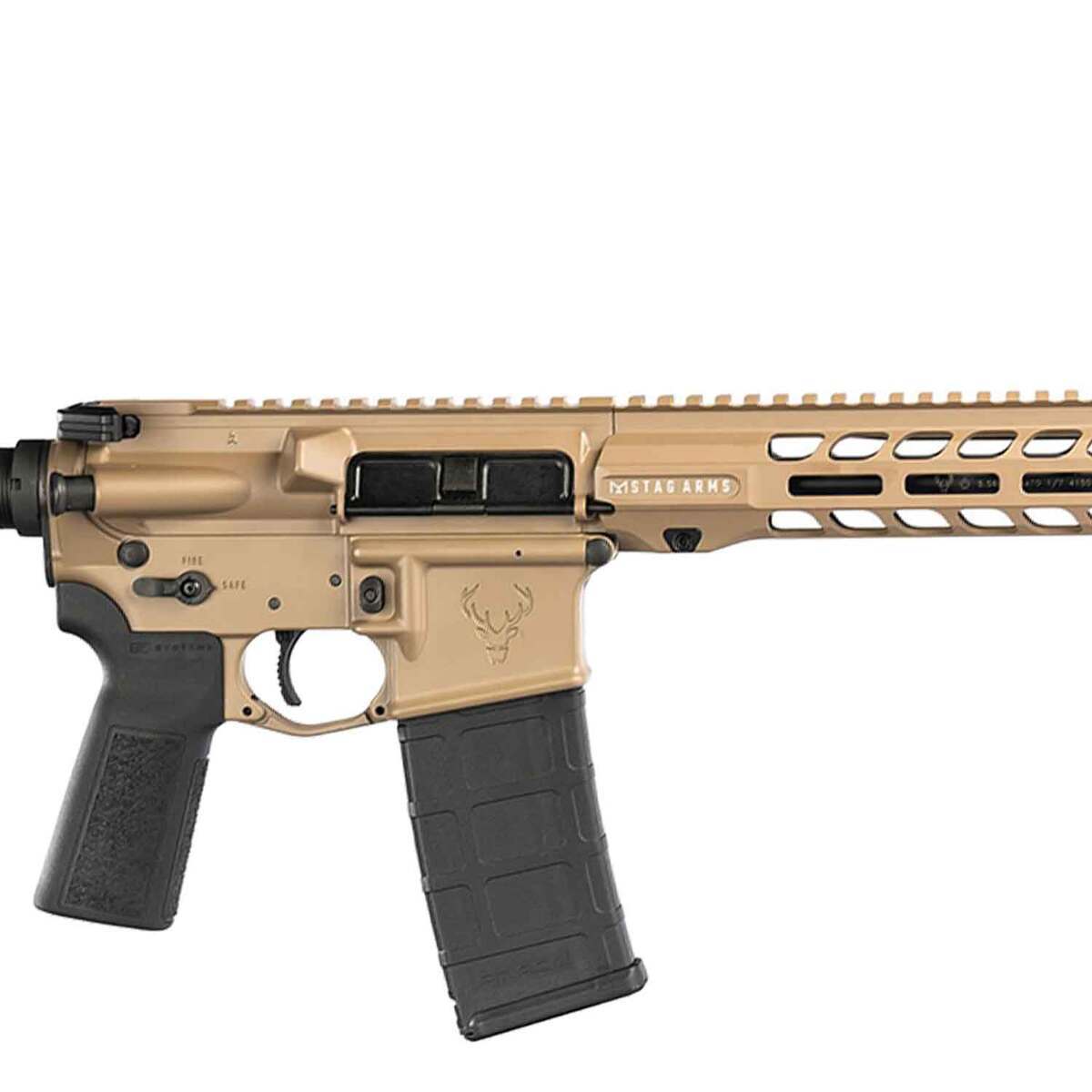 Stag Arms 15 Tactical 5.56mm NATO 16in Flat Dark Earth Semi Automatic Modern Sporting Rifle - 30+1 Rounds - Tan Stag Arms 15 Tactical 5.56mm NATO 16in Flat Dark Earth Semi Automatic Modern Sporting Rifle - 30+1 Rounds - Tan
