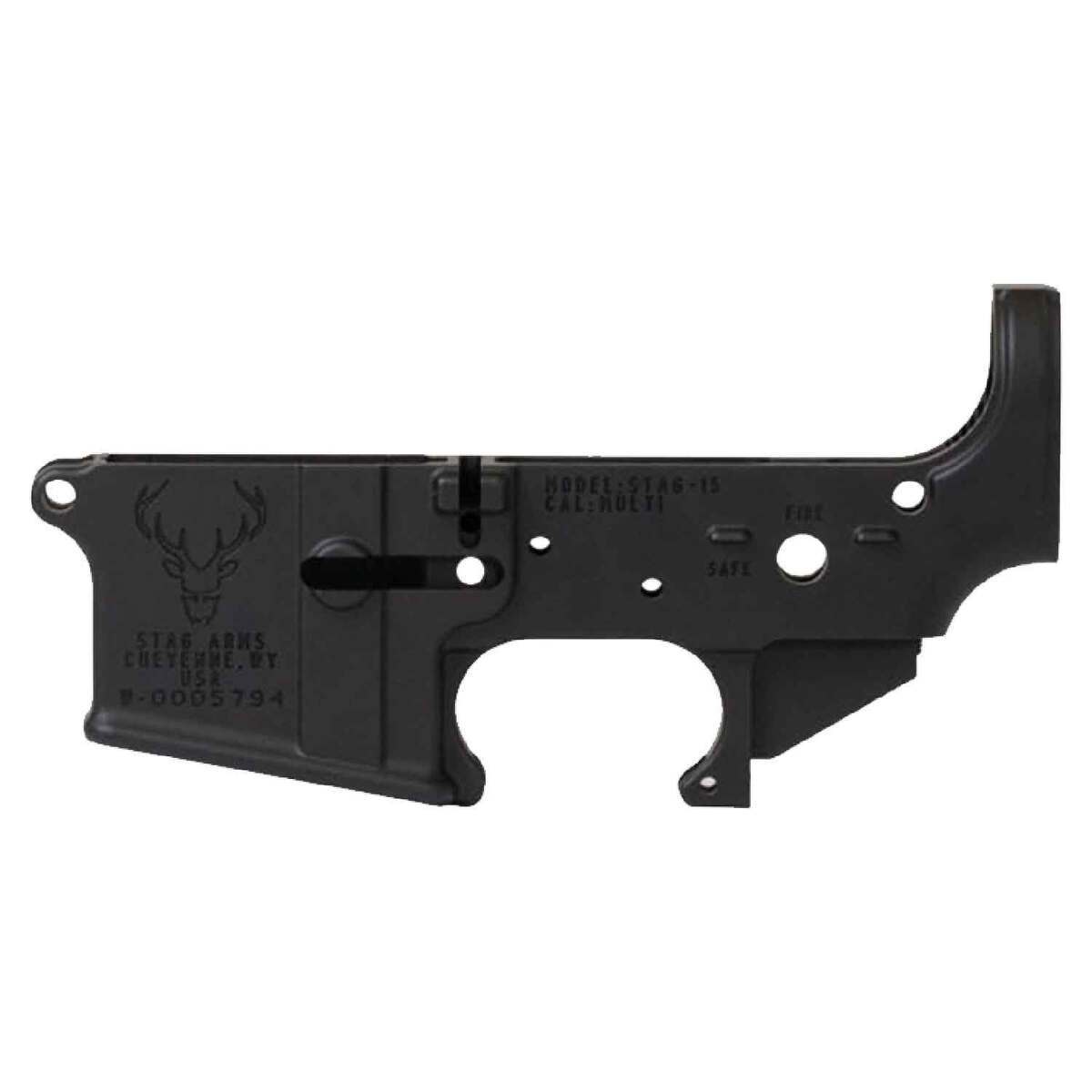 Stag Arms Stag-15 Stripped Blemished Lower Black Lower Rifle Receiver Stag Arms Stag-15 Stripped Blemished Lower Black Lower Rifle Receiver