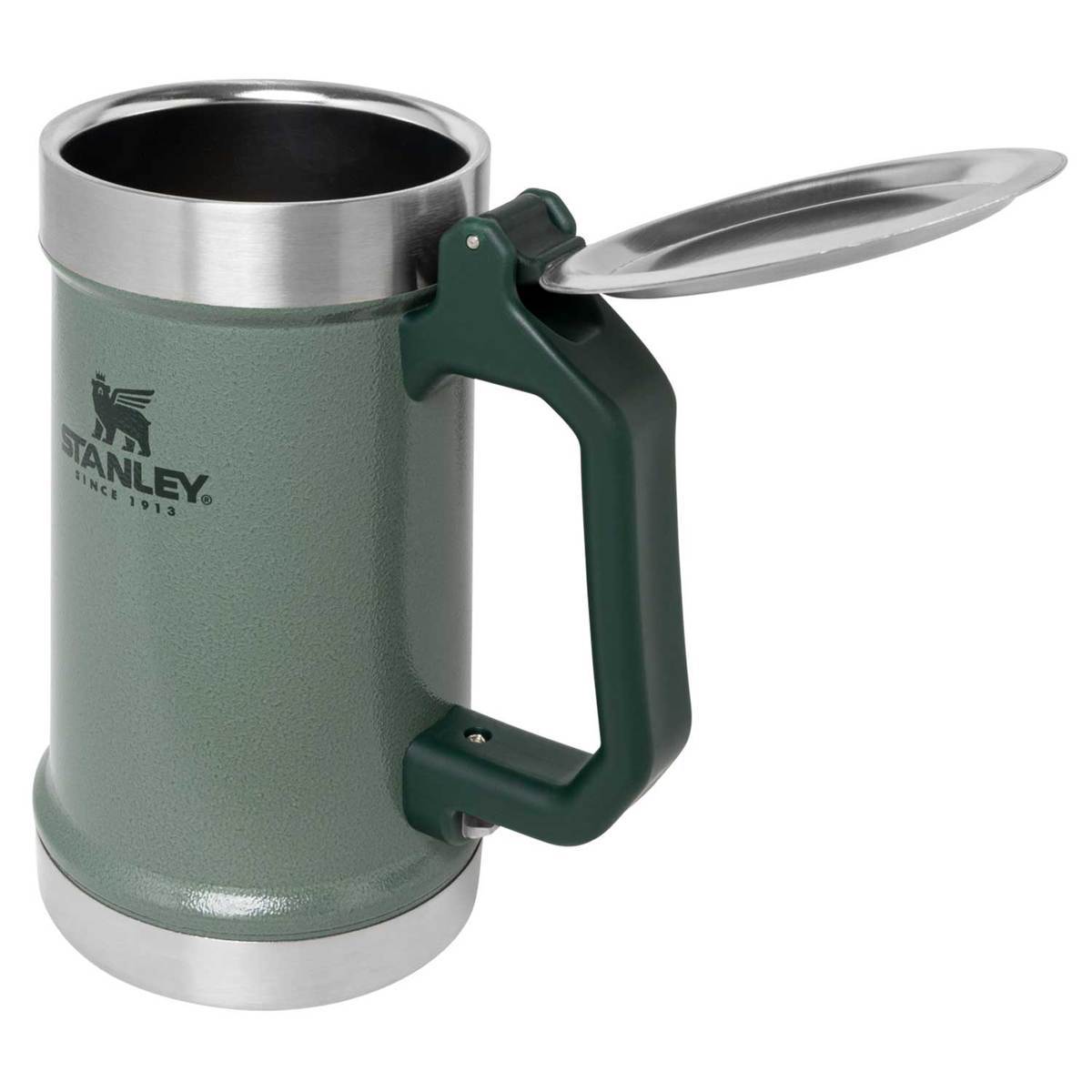 Stanley Classic Bottle Opener Beer Stein - Hammertone Green - Green 24oz Stanley Classic Bottle Opener Beer Stein - Hammertone Green - Green 24oz