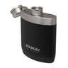 Stanley Master 8oz Wide Mouth Unbreakable Hip Flask - Foundry Black - Foundry Black