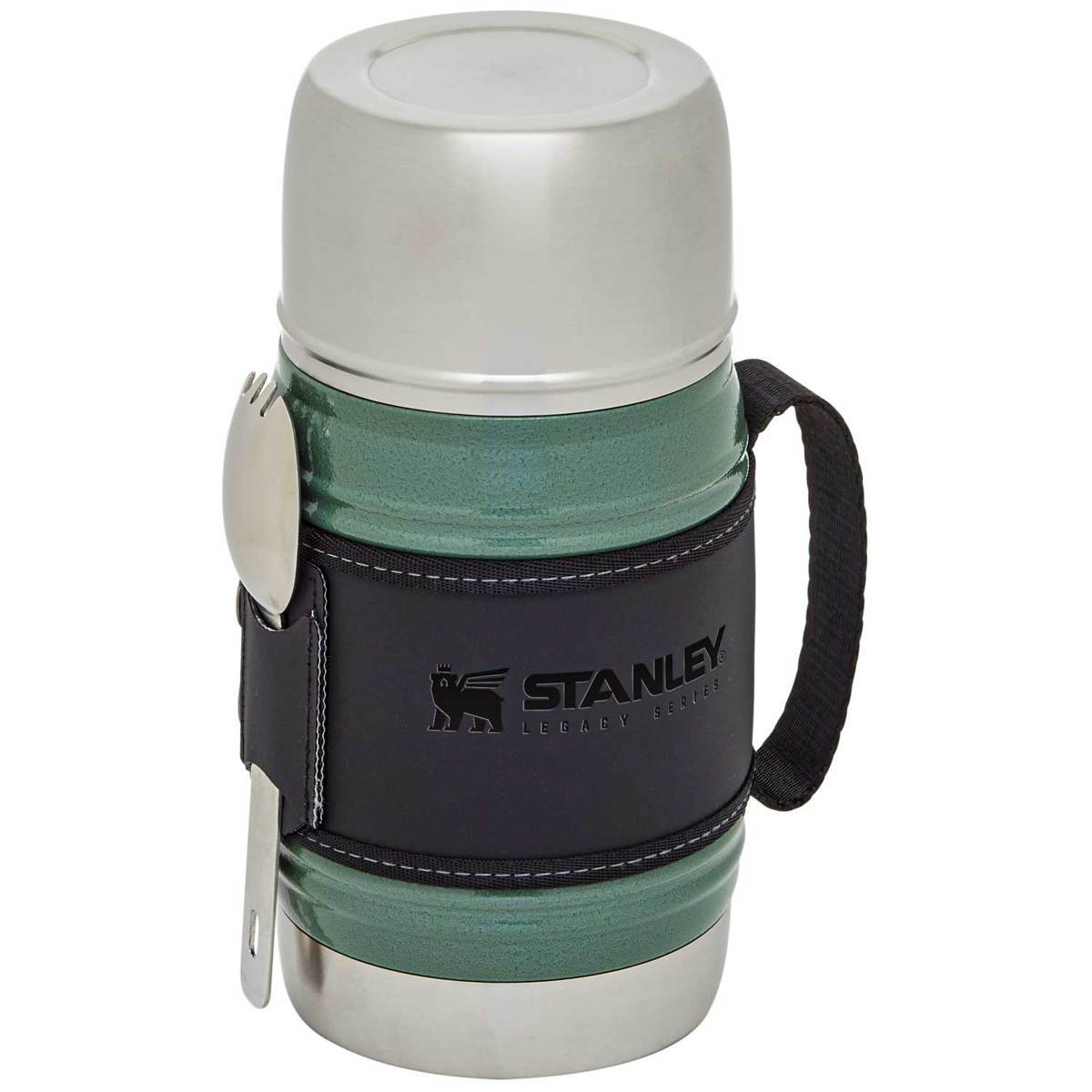 Stanley Quadvac Food Jar 17oz - Hammertone Green - Green 17oz Stanley Quadvac Food Jar 17oz - Hammertone Green - Green 17oz