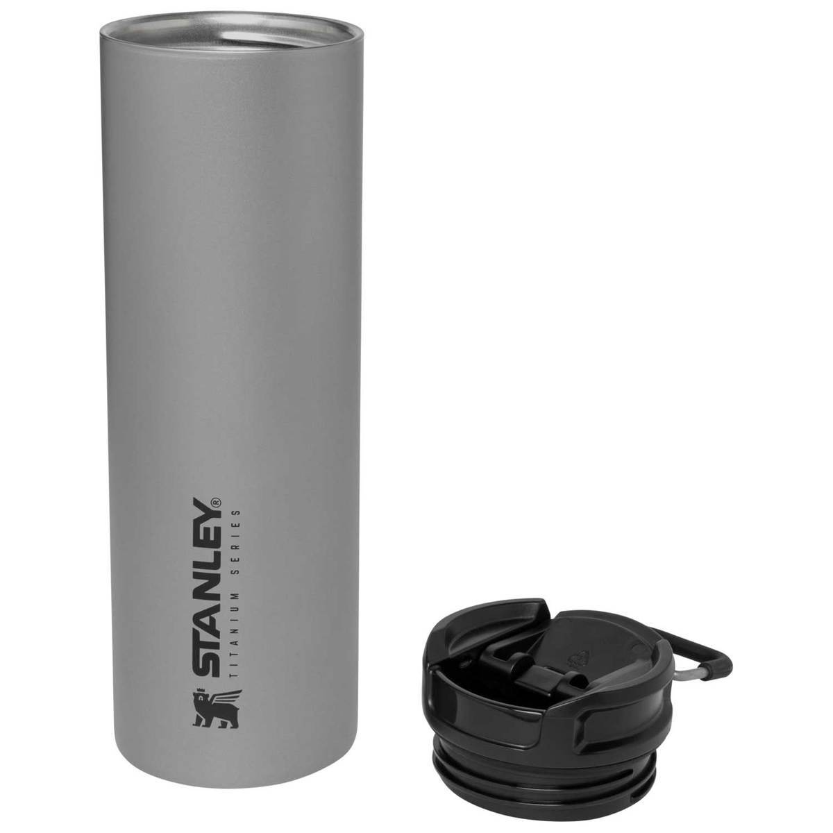 Stanley Titanium Travel Mug 14oz - Sandblasted - Gray 14oz Stanley Titanium Travel Mug 14oz - Sandblasted - Gray 14oz