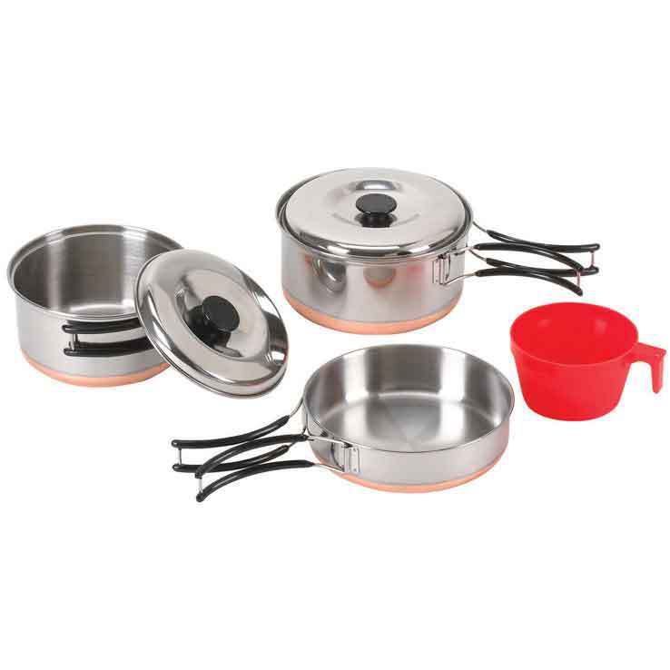 1 Person Cook Set Stainless Steel - Stansport