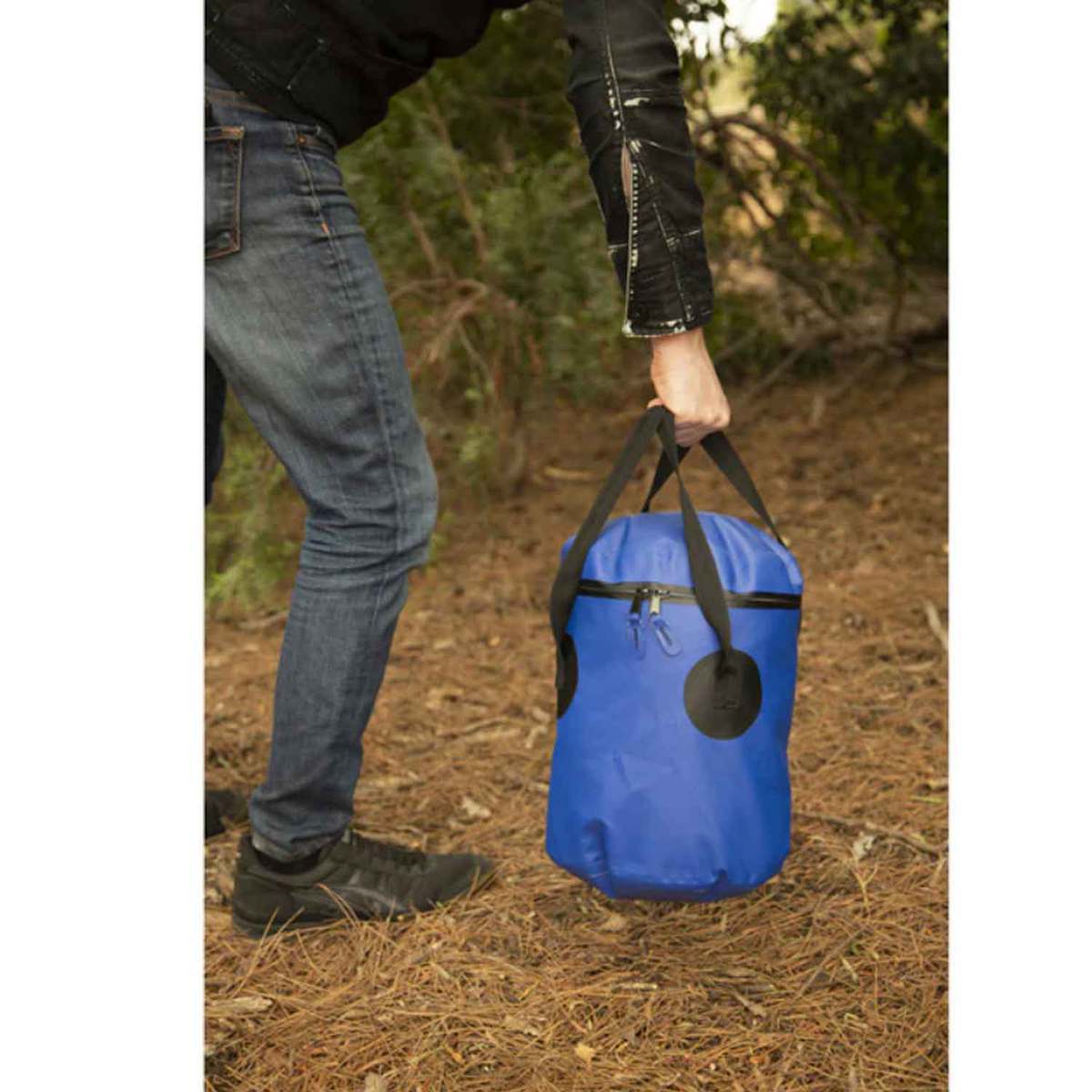 Stansport 12 Liter Outdoor Trail Bucket - Blue 9.5in L x 9.5in W x 12.5in H Stansport 12 Liter Outdoor Trail Bucket - Blue 9.5in L x 9.5in W x 12.5in H