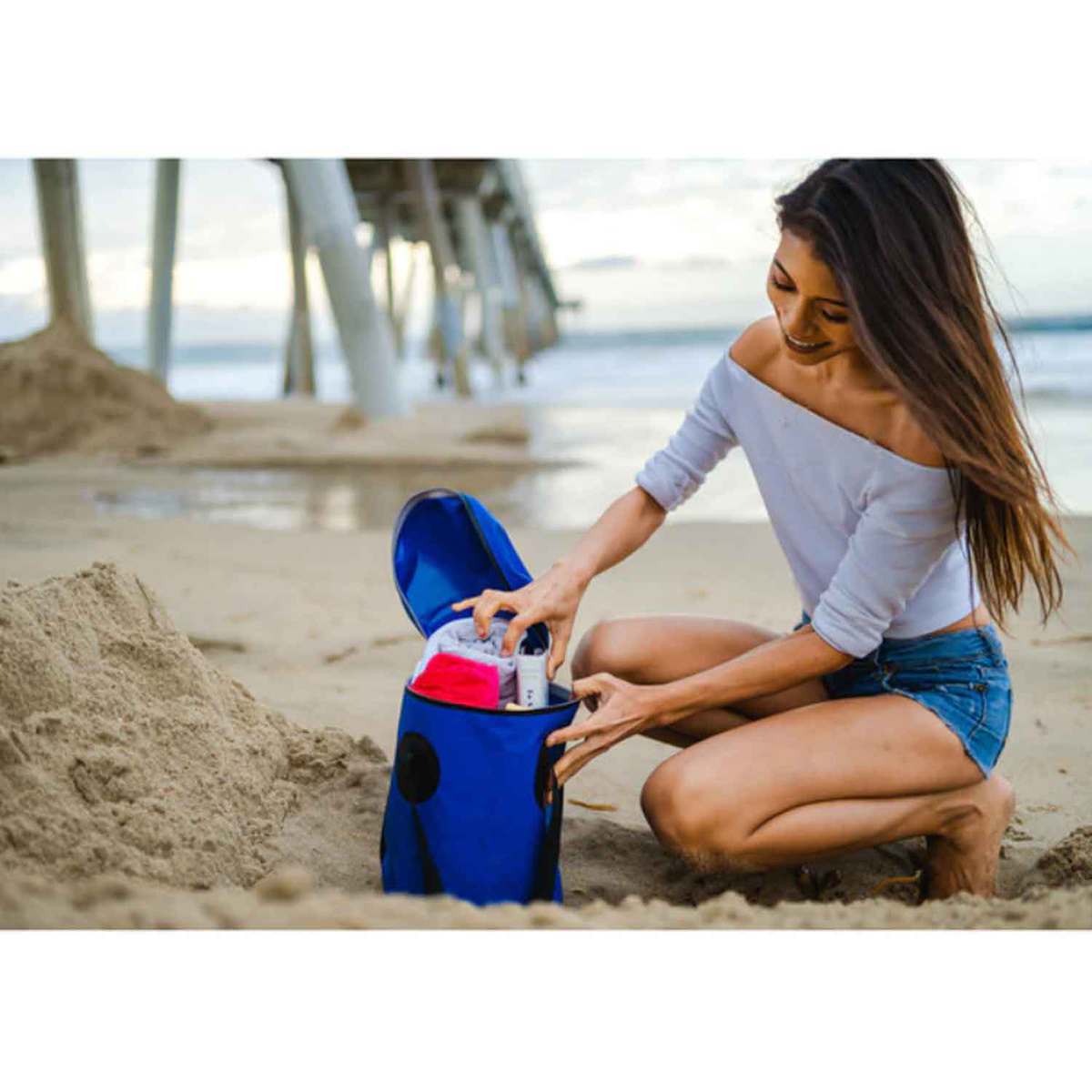 Stansport 12 Liter Outdoor Trail Bucket - Blue 9.5in L x 9.5in W x 12.5in H Stansport 12 Liter Outdoor Trail Bucket - Blue 9.5in L x 9.5in W x 12.5in H