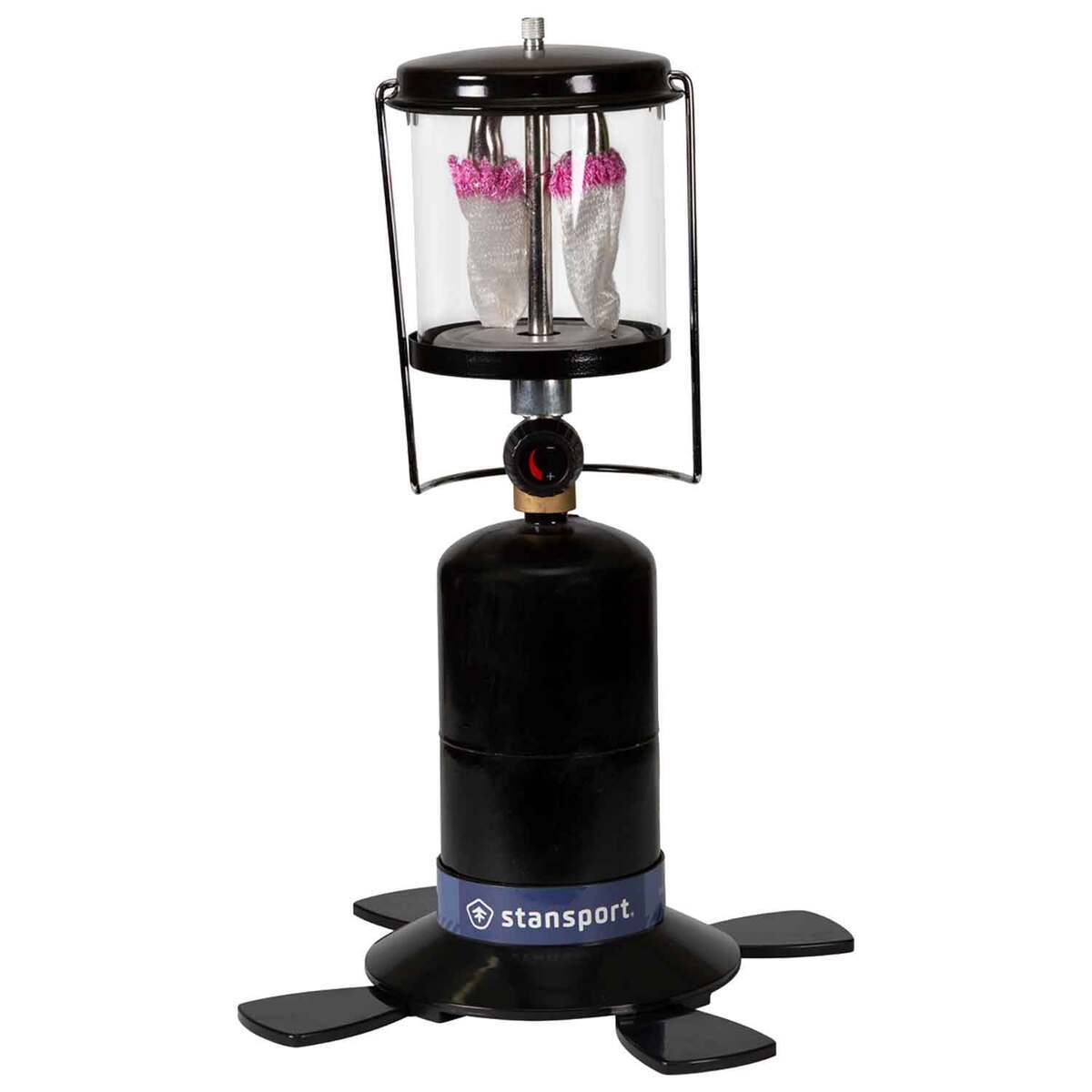 Stansport Double Mantle Propane Lantern - Black - Black Stansport Double Mantle Propane Lantern - Black - Black
