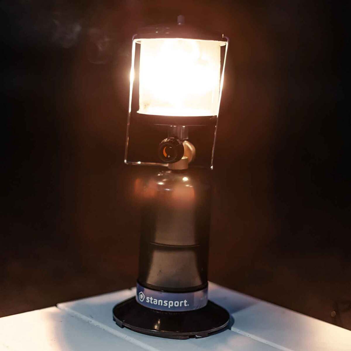 Stansport Double Mantle Propane Lantern - Black - Black Stansport Double Mantle Propane Lantern - Black - Black