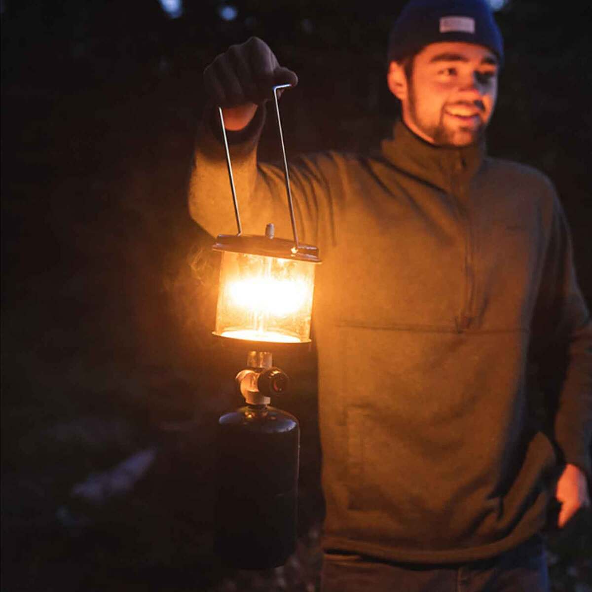 Stansport Double Mantle Propane Lantern - Black - Black Stansport Double Mantle Propane Lantern - Black - Black