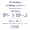Stansport Emergency Food Bars - 18 Servings