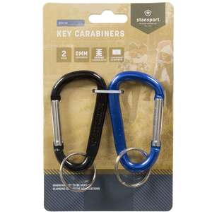 Stansport Key Carabiners - 3in x 1.75in