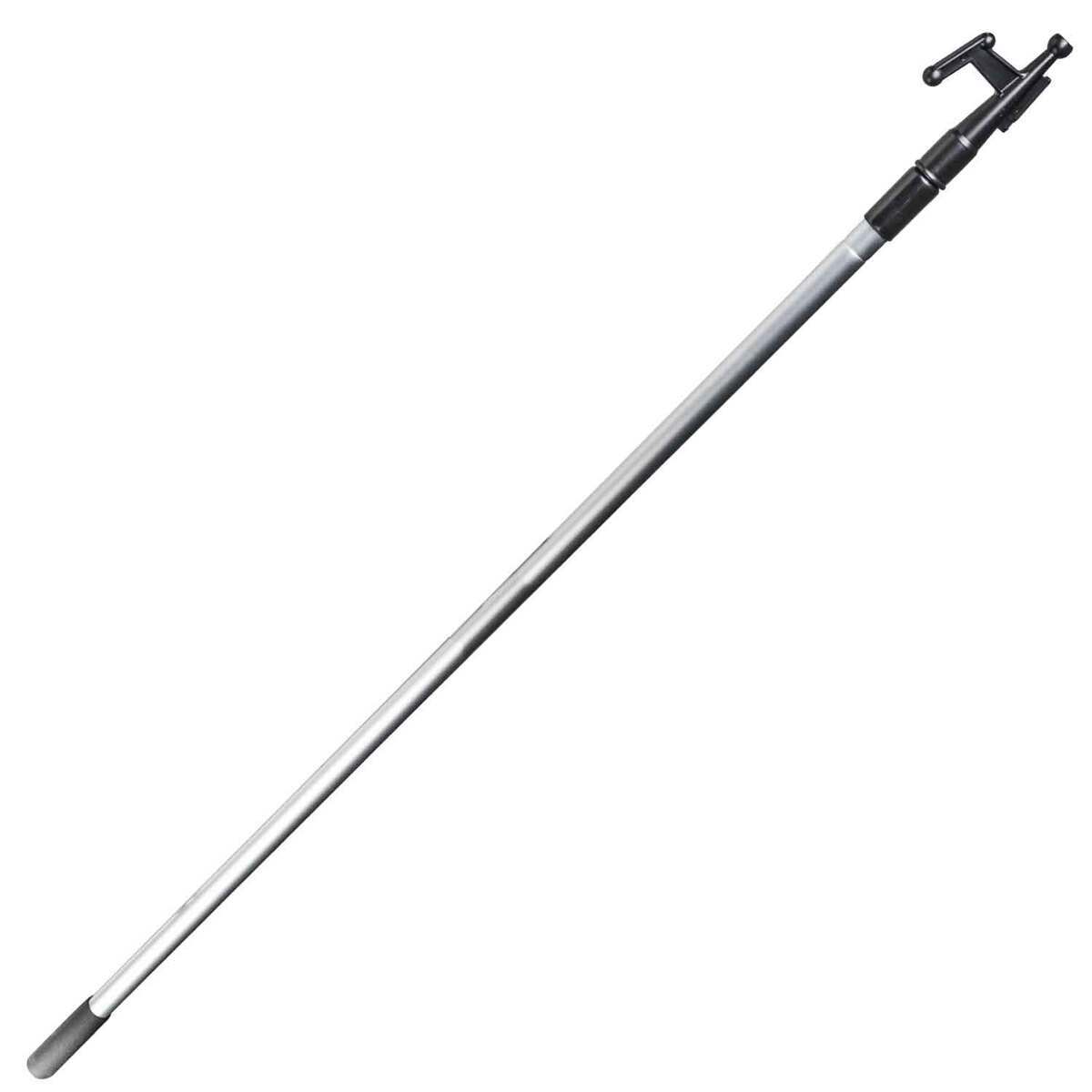 Starbrite Boat Hook 4-8ft Marine Accessory - Silver/Black Starbrite Boat Hook 4-8ft Marine Accessory - Silver/Black