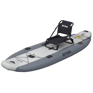 STAR Challenger Sit-On-Top Inflatable Fishing Kayak - 10.8ft Dark Gray