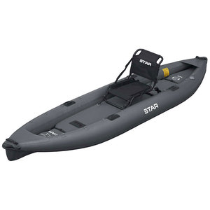 STAR Pike Inflatable Fishing Kayak - Gray