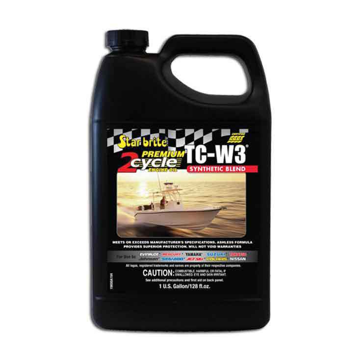 Starbrite Premium 2-Cycle Engine Oil TC-W3 - 1 Gallon Starbrite Premium 2-Cycle Engine Oil TC-W3 - 1 Gallon