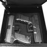 Stealth Safes Top Vault Quick Access Biometric 2 Gun Pistol Safe - Black - Black