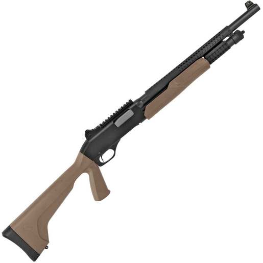 Stevens 320 Tactical 12 Gauge 3in Matte Black/FDE Pump Shotgun - 18.5in - FDE