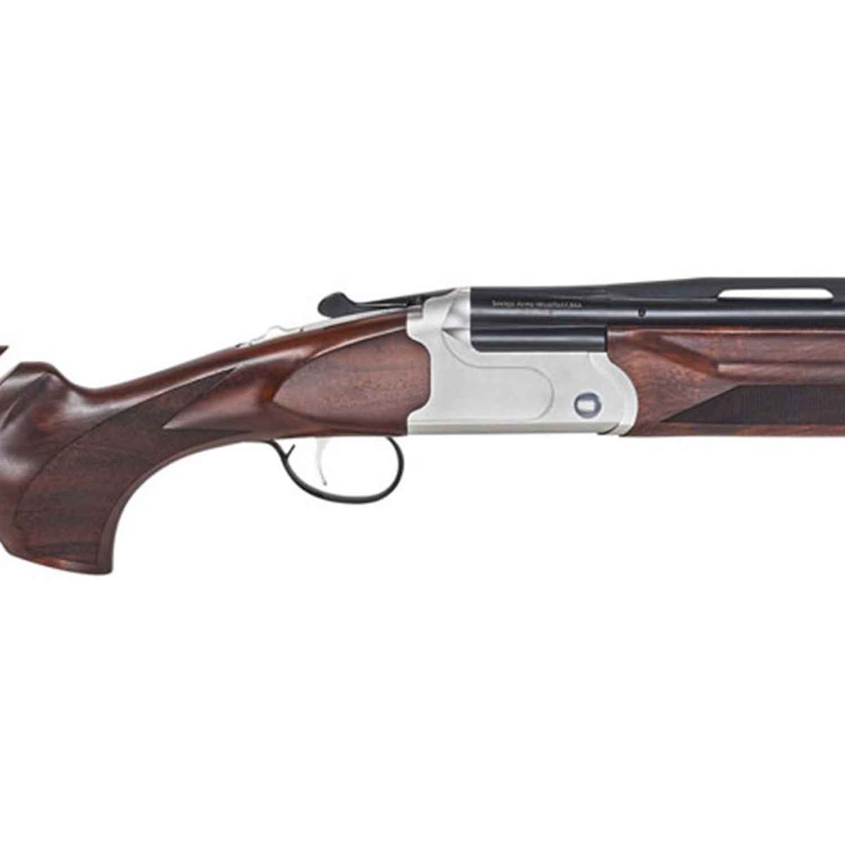 Stevens 555 Trap Black/Walnut 20 Gauge 3in Single Shot Shotgun - 30in - Black/Wood Stevens 555 Trap Black/Walnut 20 Gauge 3in Single Shot Shotgun - 30in - Black/Wood