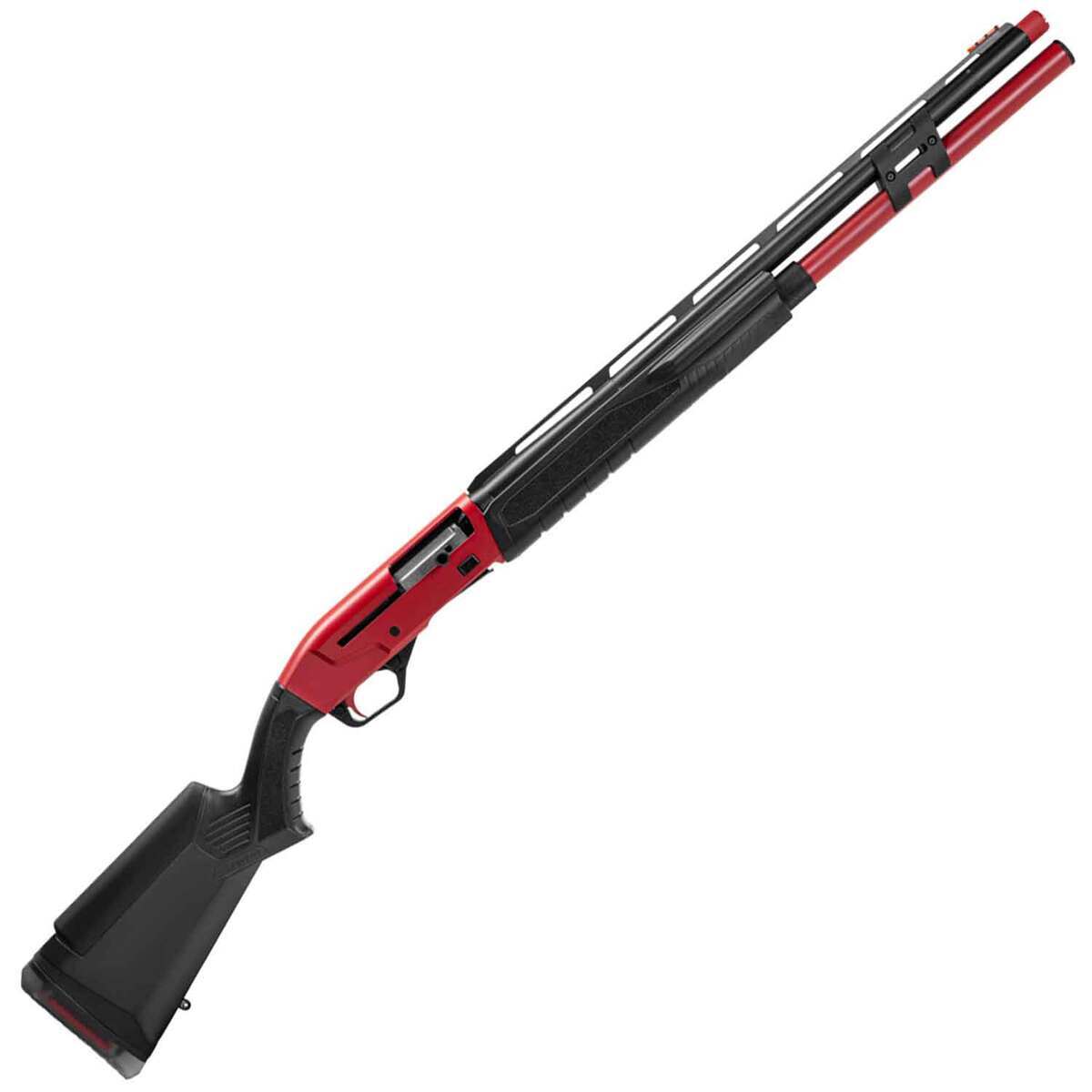 Savage Arms Renegauge Competition Matte Black / Red Cerakote 12 Gauge 3in Semi Automatic Shotgun - 24in - Red Savage Arms Renegauge Competition Matte Black / Red Cerakote 12 Gauge 3in Semi Automatic Shotgun - 24in - Red