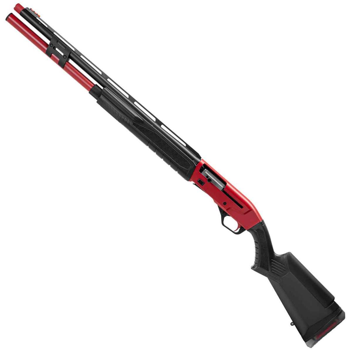 Savage Arms Renegauge Competition Matte Black / Red Cerakote 12 Gauge 3in Semi Automatic Shotgun - 24in - Red Savage Arms Renegauge Competition Matte Black / Red Cerakote 12 Gauge 3in Semi Automatic Shotgun - 24in - Red
