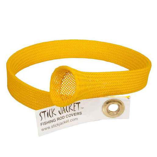 Stick Jacket Ice Fishing Rod Wrap and Cover – Neon Green