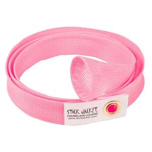 Stick Jacket Spinning Rod Cover - Pink, 5-1/2ft x 7-3/4in