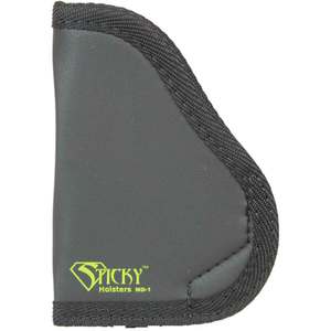 Sticky MD-1 Super Non-Slip Synthetic Rubber Small Inside the Waistband Ambidextrous Holster - Black