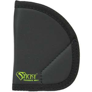 Sticky MD-5 Super Non-Slip Synthetic Rubber Medium Inside the Waistband Ambidextrous Holster - Black